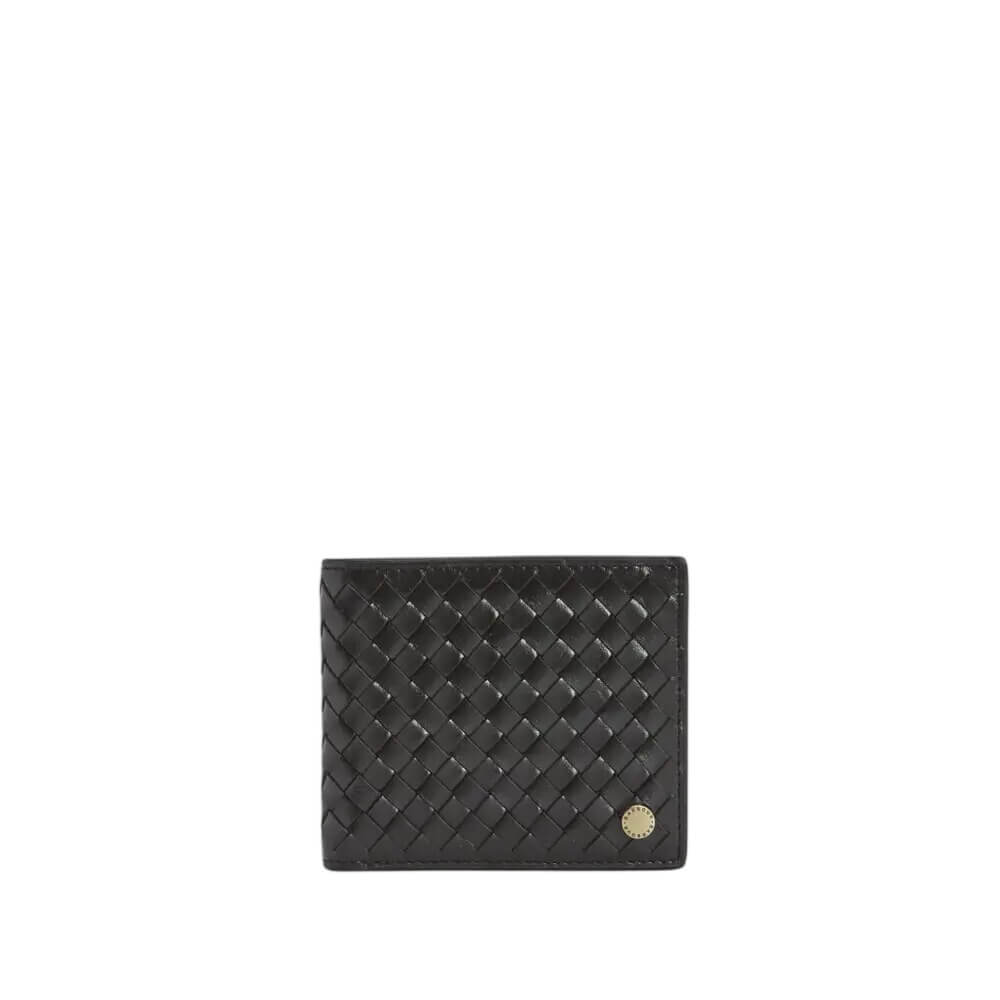 Barbour Farne Woven Leather Wallet